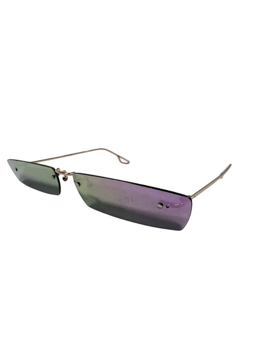 Philo Eyewear Lara Sunglasses in Rose Gold/Mirrored Purple main image 9